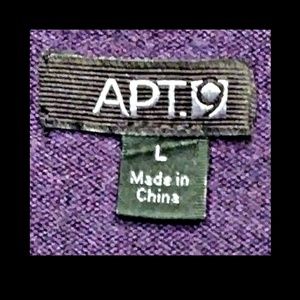 Apt. 9 Sweaters - Men's APT 9 V-Neck Purple Argule Sweater Large Apt. 9 Sweaters - Men's APT 9 V-Neck Purple Argule Sweater Large